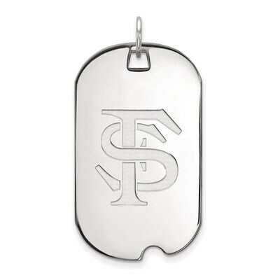 Florida State University Large Dog Tag Sterling Silver SS028FSU, MPN: SS028FSU, 886774683423