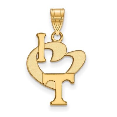 University of Tennessee Large I love Logo Pendant Gold-plated Silver GP020UTN, MPN: GP020UTN, 88677…