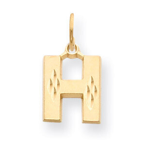 Initial H Charm 14k Gold C566H, MPN: C566H, 883957860893