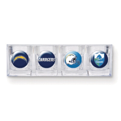Chargers 4-piece Shot Glass Set GC3534, MPN: GC3534, 89006526066