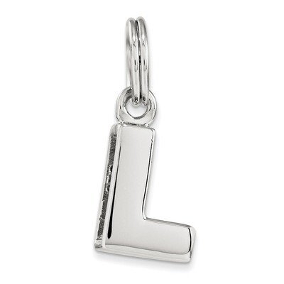 Letter L Charm Sterling Silver QC8460L, MPN: QC8460L, 191101366871