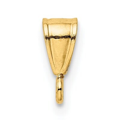 Medium Ring Pendant Loop Bail 14k Yellow Gold YG2774, MPN: YG2774,