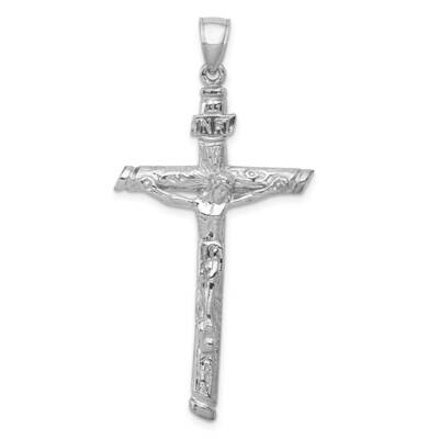 Inri Crucifix Pendant 14k White Gold K5061W, MPN: K5061W, 637218163441