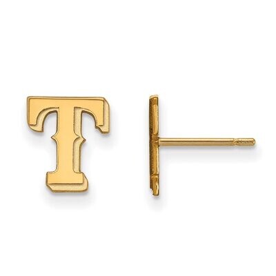 Texas Rangers x-Small Post Earring 14k Yellow Gold 4Y011RAN, MPN: 4Y011RAN, 886774871172