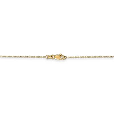 30 Inch .8mm Diamond-cut Cable Chain 14k Yellow Gold PEN41L-30, MPN: PEN41L-30, 886774564371