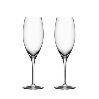 Orrefors Premier Champagne  Set of Two 6180114, MPN: 6180114, 7321650000000