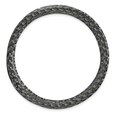 Large Chain Slide Sterling Silver Black-plated QSK1765, MPN: QSK1765, 191101554353