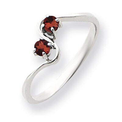 3mm Garnet Ring 14k white Gold Y4717GA, MPN: Y4717GA, 883957601274
