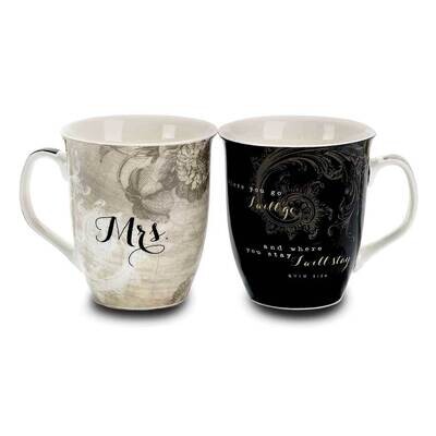 Set of 2 Mr and Mrs Together Forever 16 oz. Mugs GM22808, MPN: GM22808, 603799523066