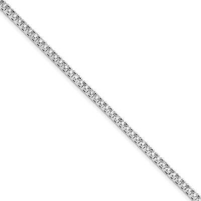 5.00ctw. Near Colorless Moissanite 4 Prong Tennis Bracelet 14k White Gold X734WMT, MPN: X734WMT, 19…