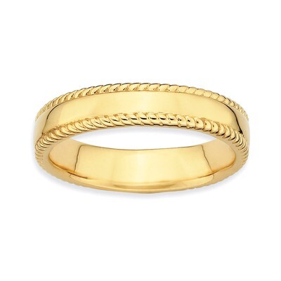 Gold-plated Ring - Sterling Silver QSK310, MPN: QSK310, 883957121109