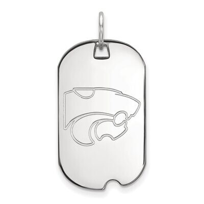 Kansas State University Small Dog Tag Sterling Silver SS027KSU, MPN: SS027KSU, 886774687285