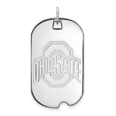 Ohio State University Large Dog Tag Sterling Silver SS028OSU, MPN: SS028OSU, 886774693637