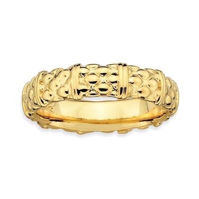 Gold-plated Ring - Sterling Silver QSK298, MPN: QSK298, 883957207872