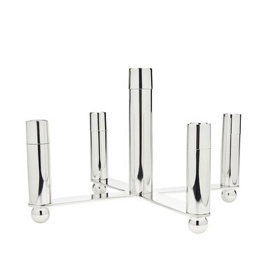 Ricci 5-Lite Centerpiece Silverplate Silverplated 3020, MPN: 3020,