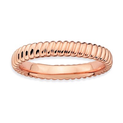 Pink-plated Ring - Sterling Silver QSK268, MPN: QSK268, 883957146942
