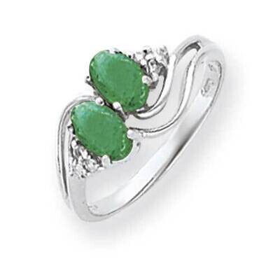 6x4mm Oval Mount St. Helens Diamond Ring 14k White Gold Y4618MS_AA, MPN: Y4618MS_AA, 883957468426