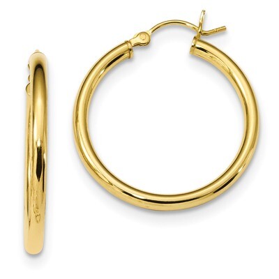 Hoop Earrings Sterling Silver Gold-Tone Polished QE13152, MPN: QE13152, 191101236501