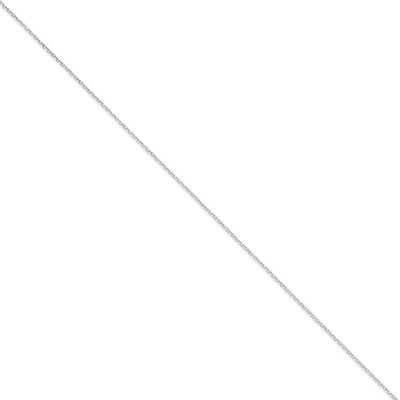0.80mm Diamond-cut Cable Chain 24 Inch 14k White Gold PEN196-24, MPN: PEN196-24, 886774538679