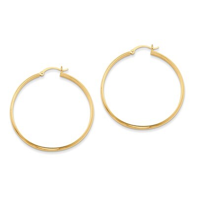 Hoop Earring 14k Gold Polished TA236, MPN: TA236, 883957288383