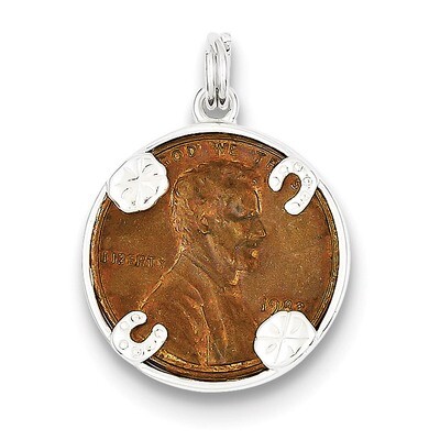 Penny Charm Sterling Silver QC4732, MPN: QC4732, 723252452747