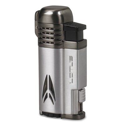 Defiant Four Pinpoint Flame Torch Lighter - Chrome Satin GM19855, MPN: GM19855, 894236015484