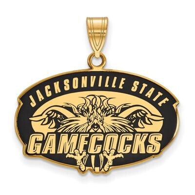 Jacksonville State University Large Enamel Pendant Gold-plated Silver GP012JAC, MPN: GP012JAC, 8867…