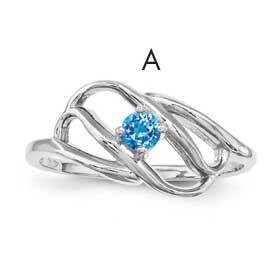 Family Jewelry Ring Sterling Silver Rhodium-plated XMR1/1SS-8, MPN: XMR1/1SS-8, 883957861760
