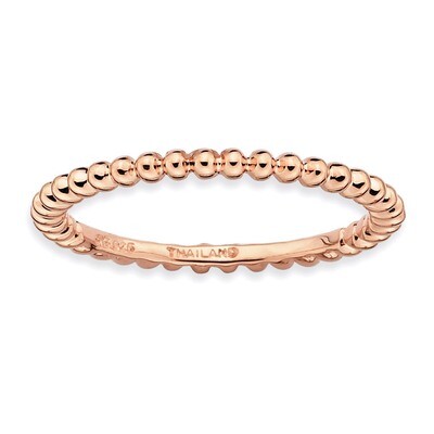 Pink-plated Ring - Sterling Silver QSK192, MPN: QSK192, 883957133966