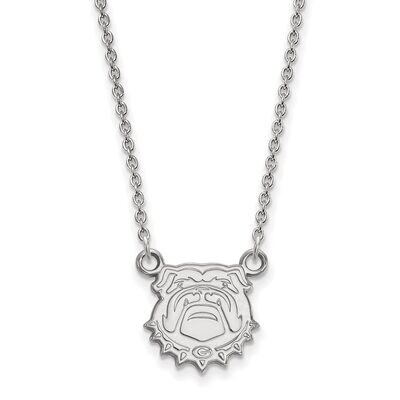 University of Georgia Small Pendant with Necklace Sterling Silver SS073UGA-18, MPN: SS073UGA-18, 88…