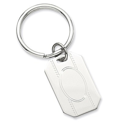 Kelly Waters with Engravable Area Key Ring Rhodium-plated GP3817, MPN: GP3817, 196904089088
