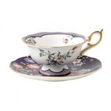 Wedgwood Wonderlust Wonderlust Teacup &amp; Saucer Set Midnight Crane, MPN: 40024023, 701587315449