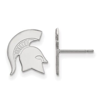 Michigan State University Small Post Earring 14k White Gold 4W051MIS, MPN: 4W051MIS, 886774850757