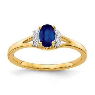 Sapphire Ring 14k Gold Diamond RM5761-SA-007-YA, MPN: RM5761-SA-007-YA, 883957979151