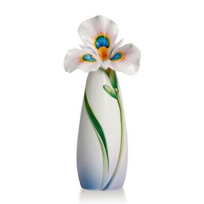 Franz Porcelain Peacock Iris Small Vase FZ02300, MPN: FZ02300, 810524014380