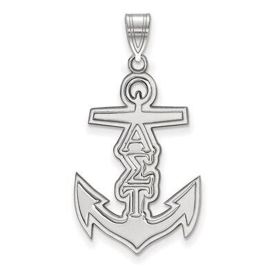 Alpha Sigma Tau Medium Pendant Sterling Silver SS036ALS, MPN: SS036ALS, 886774607337