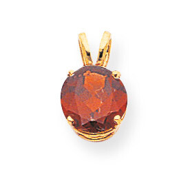 8mm Garnet pendant 14k Gold XP418GA, MPN: XP418GA, 883957228983