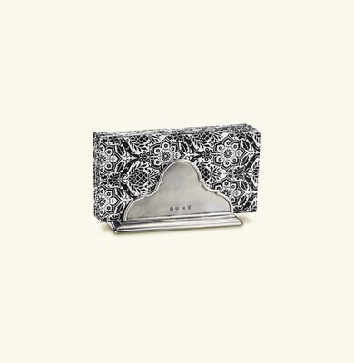 Match Pewter Napkin Holder With Dinner Napkin a842.0, MPN: a842.0,