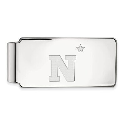 Navy Money Clip 10k White Gold 1W005USN, MPN: 1W005USN, 886774774176