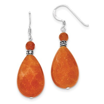 Carnelian Earrings Sterling Silver QE2129, MPN: QE2129, 191101188046