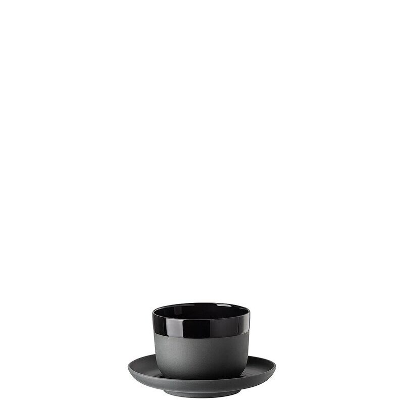 Rosenthal Cappello Black Tea Cup &amp; Saucer 7 oz., 5 Inch, MPN: 14618-105850-14715, 790955367753