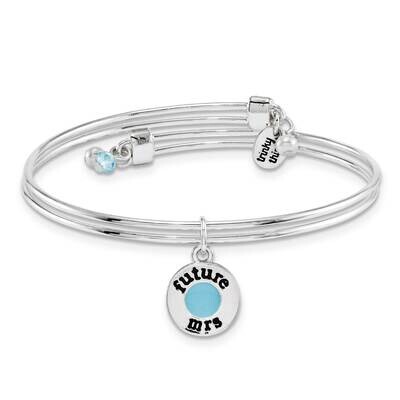 Silver-tone Trinky Things Blue Soon To Be Mrs Bride Bracelet Card GM16038, MPN: GM16038, 8536910064…
