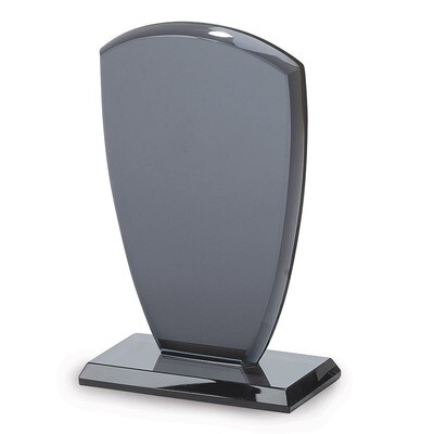 Small Shield Smoked Glass Trophy GM9047, MPN: GM9047, 47105042665