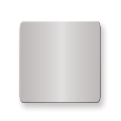 1 x 1 Square Polished Aluminum Plates-Sets of 6  GM3717-PA, MPN: GM3717-PA,