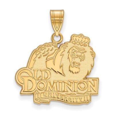 Old Dominion University Large Pendant Gold-plated Silver GP004ODU, MPN: GP004ODU, 886774898599