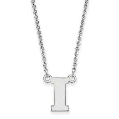 University of Iowa Small Pendant with Chain Necklace 10k White Gold 1W068UIA-18, MPN: 1W068UIA-18, …