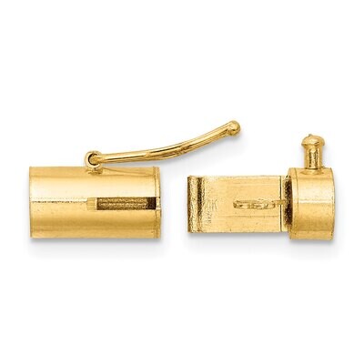 Internal Barrel Clasp 14k Yellow Gold YG1816, MPN: YG1816,