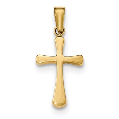 Cross Pendant 14k Gold Polished XR1418, MPN: XR1418, 191101455209