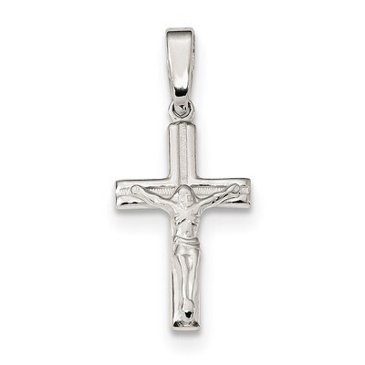 Crucifix Pendant Sterling Silver Polished QC9095, MPN: QC9095, 886774126135