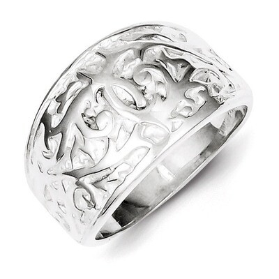 Swirl Design Ring Sterling Silver QR362, MPN: QR362, 883957569802
